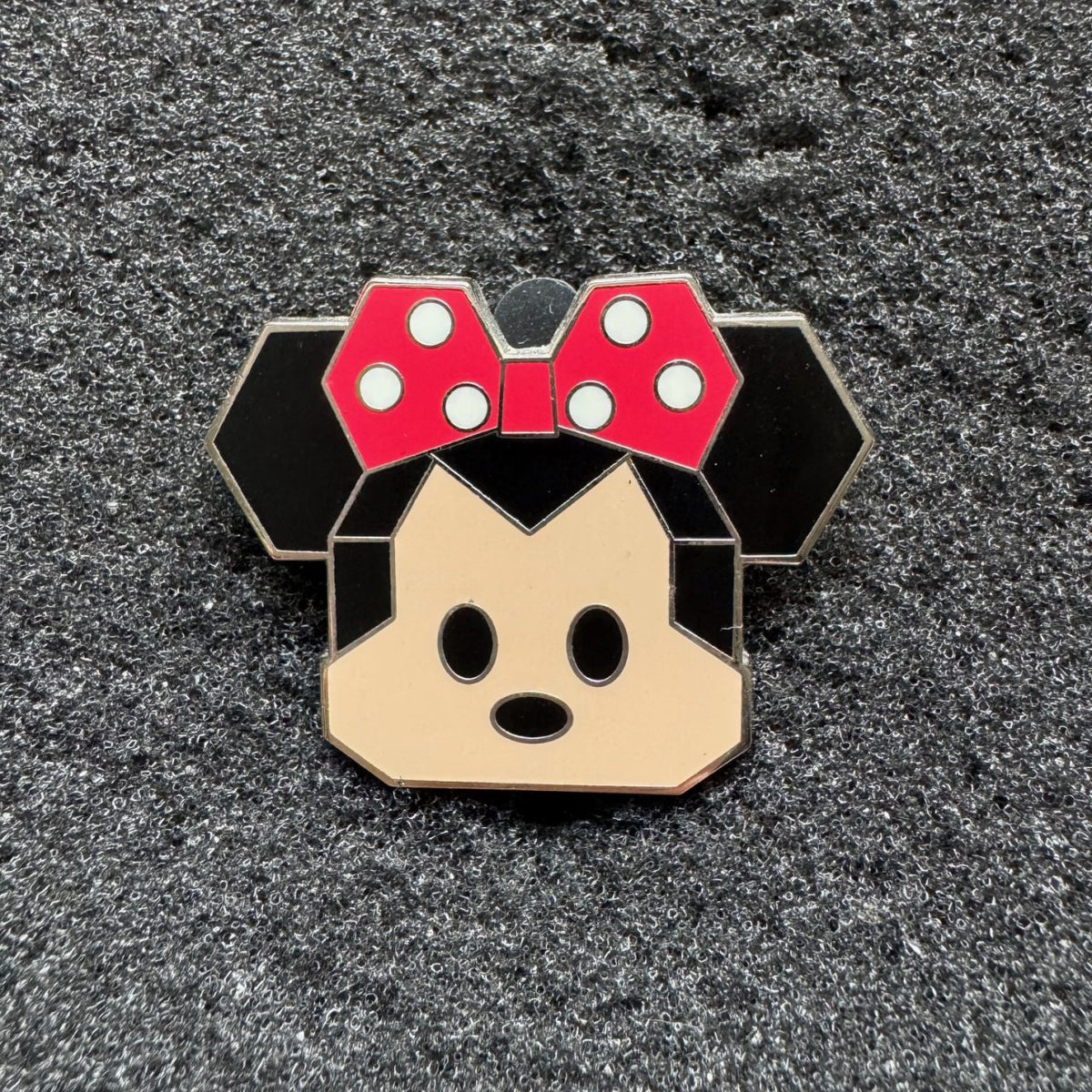Minnie Mouse Block Style Pin