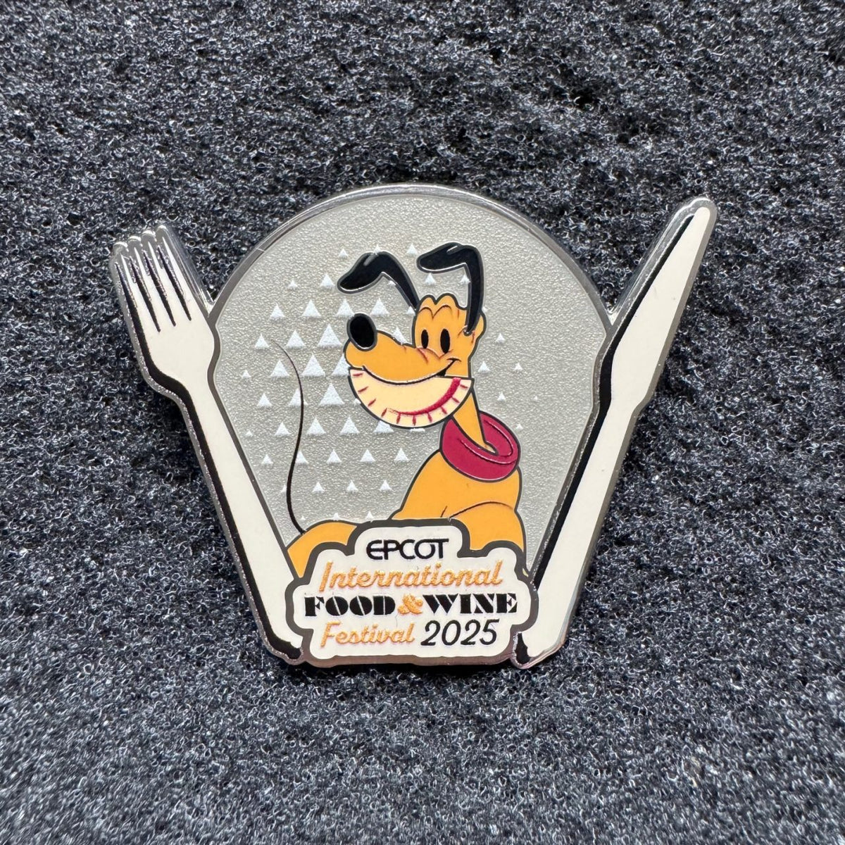 Pluto EPCOT International Food & Wine Festival 2025 Mystery Pin