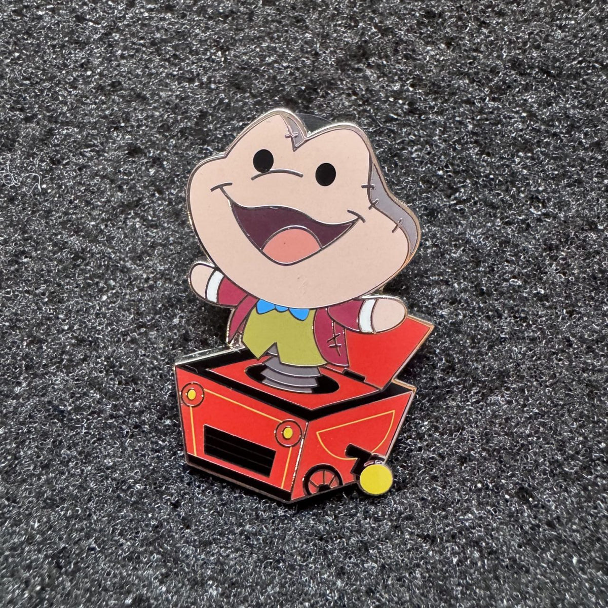 Mr. Toad Toys in a Box Pin
