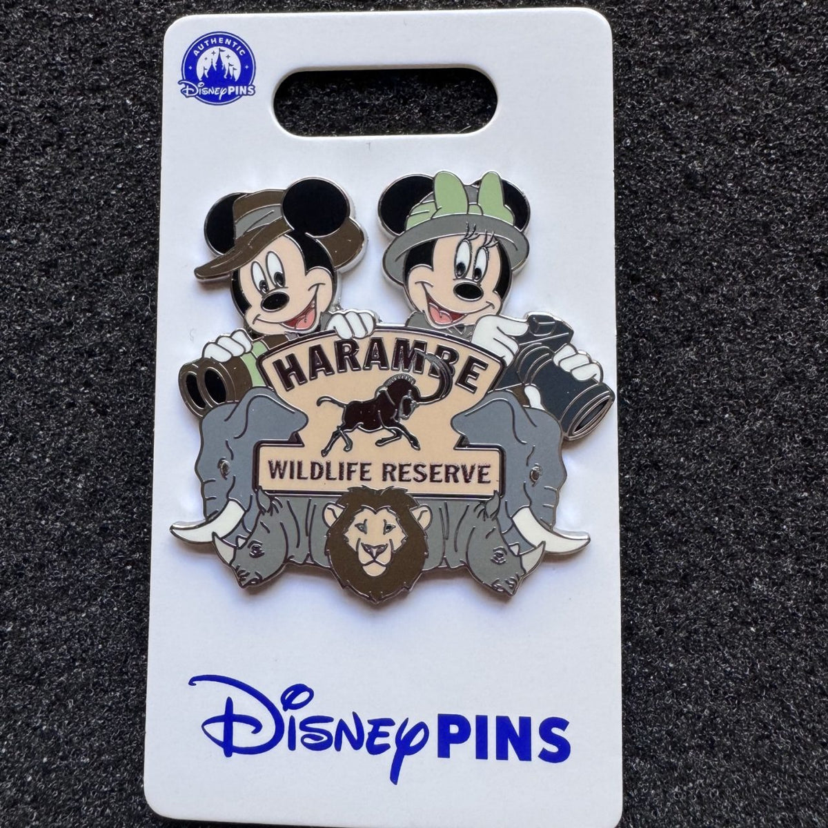 Mickey & Minnie Harambe Wildlife Reserve Pin