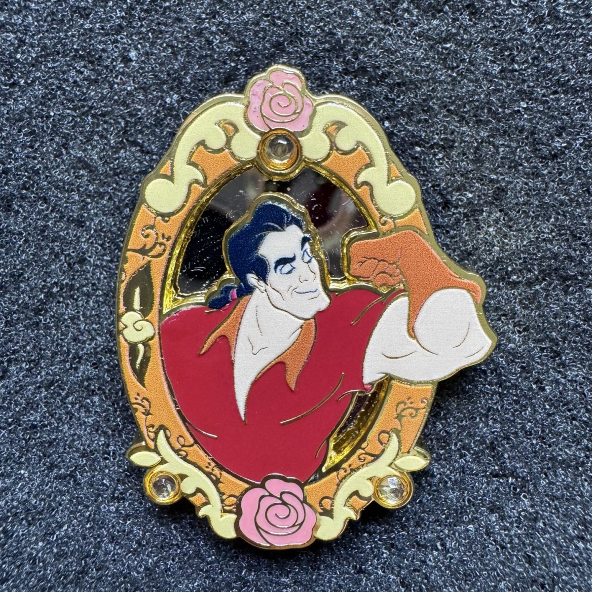 Gaston Beauty and the Beast Mirror Character Portraits Blind Box Pin