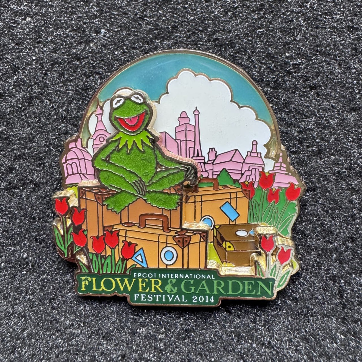 Kermit EPCOT Flower and Garden Festival 2014 Pin