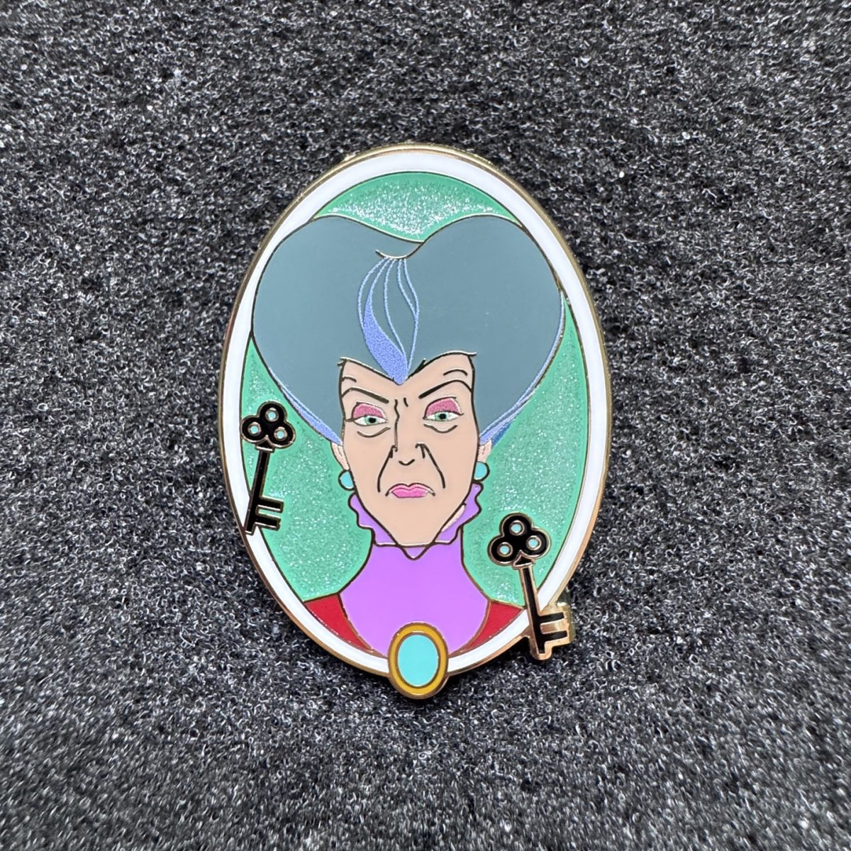 Lady Tremaine Disney Villain Portraits Blind Box Pin