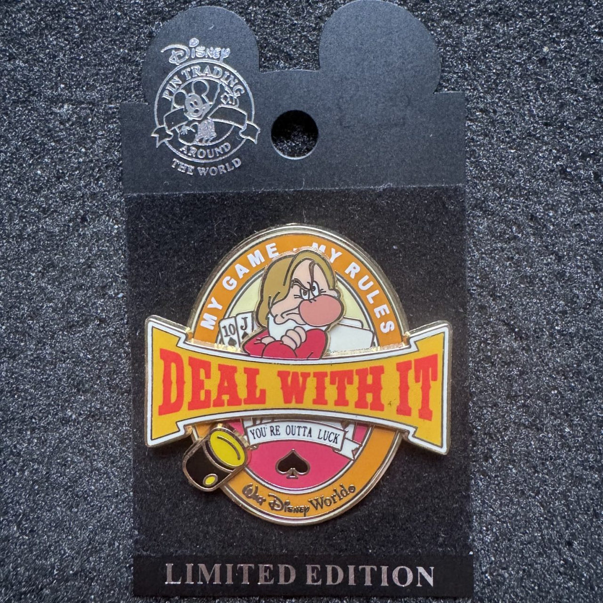 Grumpy "Deal With It" Pin