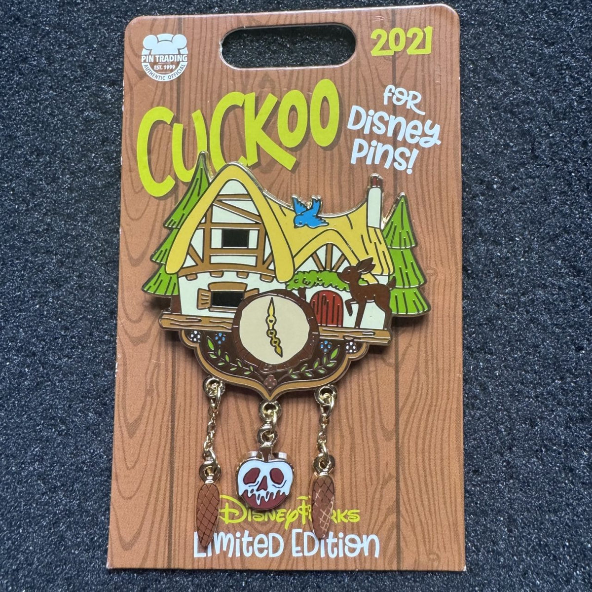 Snow White's Scary Adventures Cuckoo for Disney Pins! Dangle Pin