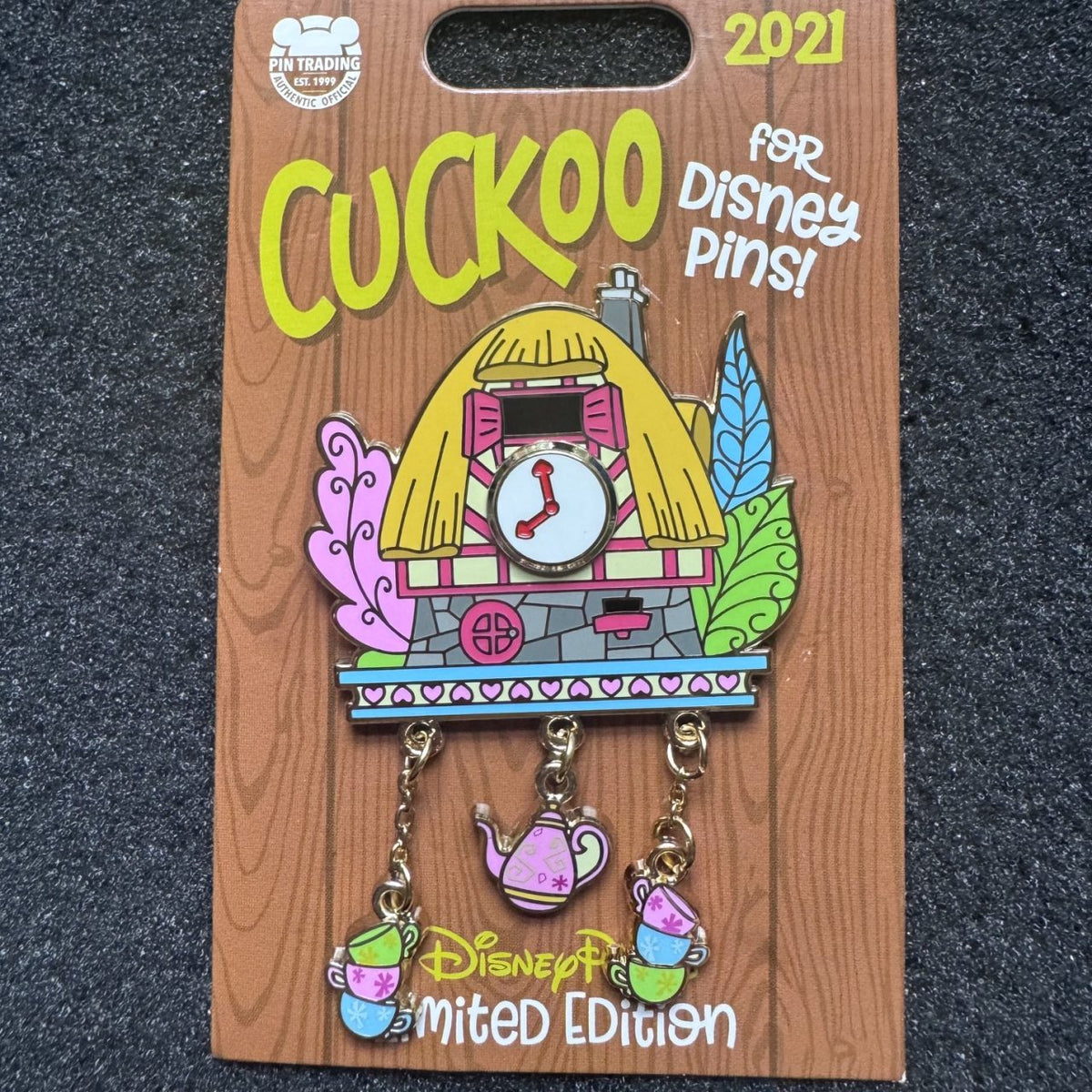 Mad Tea Party Cuckoo for Disney Pins! Dangle Pin