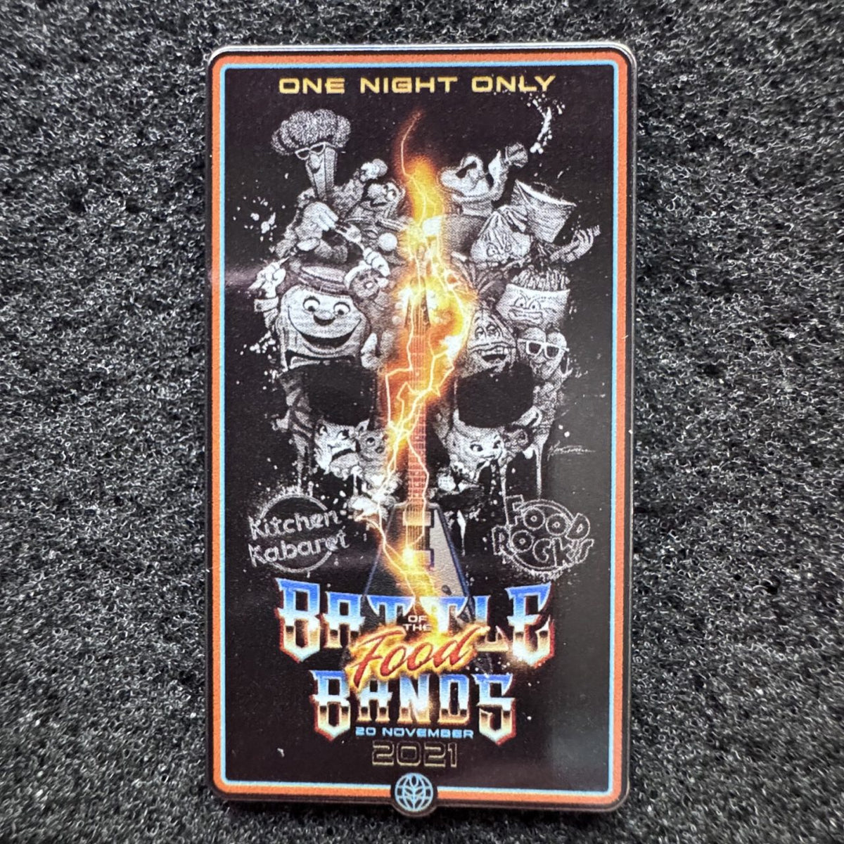 Battle of the Food Bands WDI Pin
