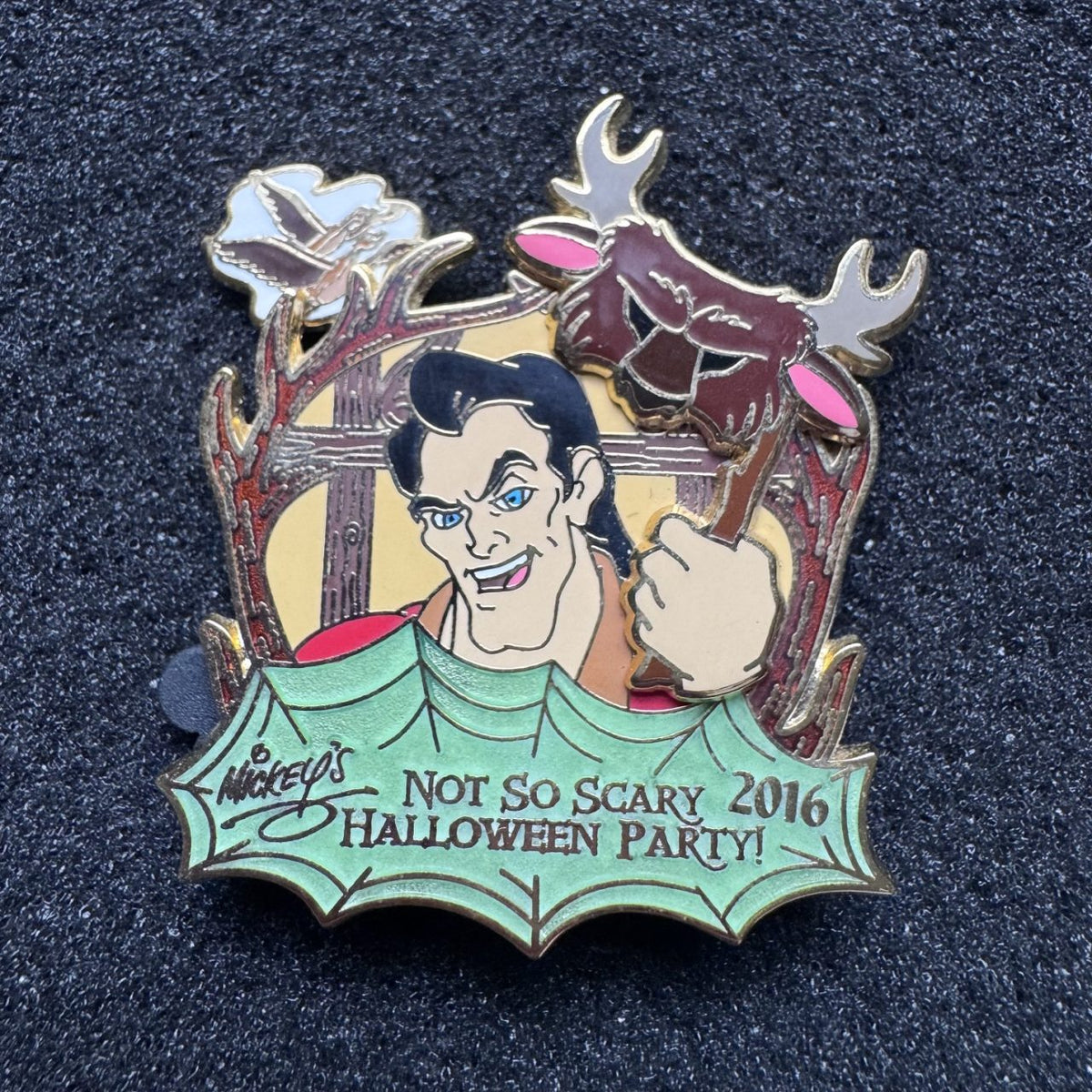 Gaston Completer Mickey's Not So Scary Halloween Party Pin