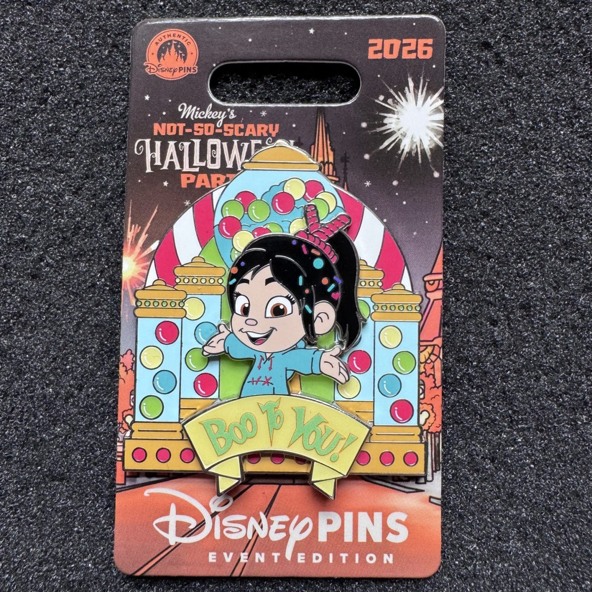 Vanellope "Boo To You" Mickey's Not So Scary Halloween Party Pin