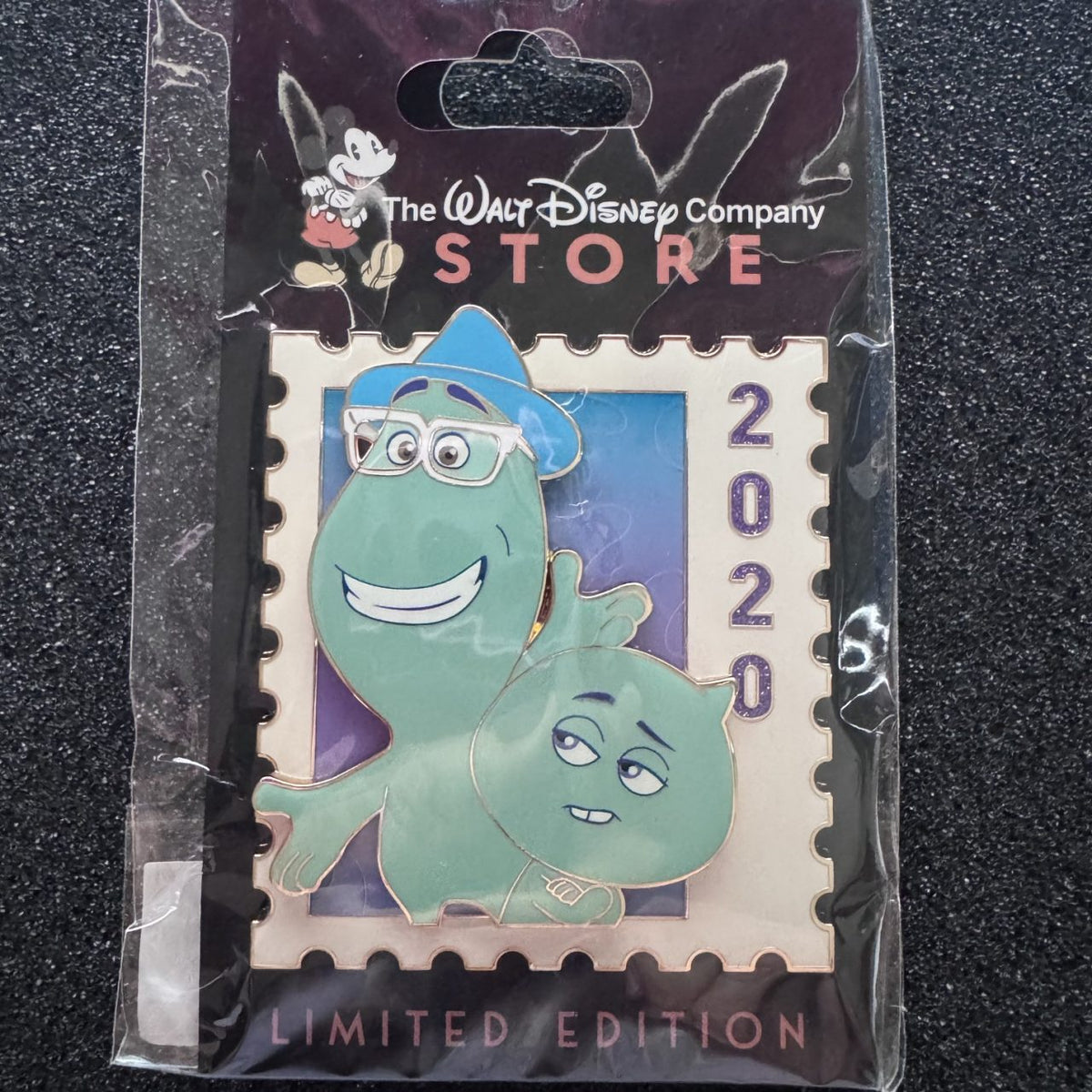 Joe Gardner & 22 2020 The Ultimate Disney Stamp Collection D23 Pin