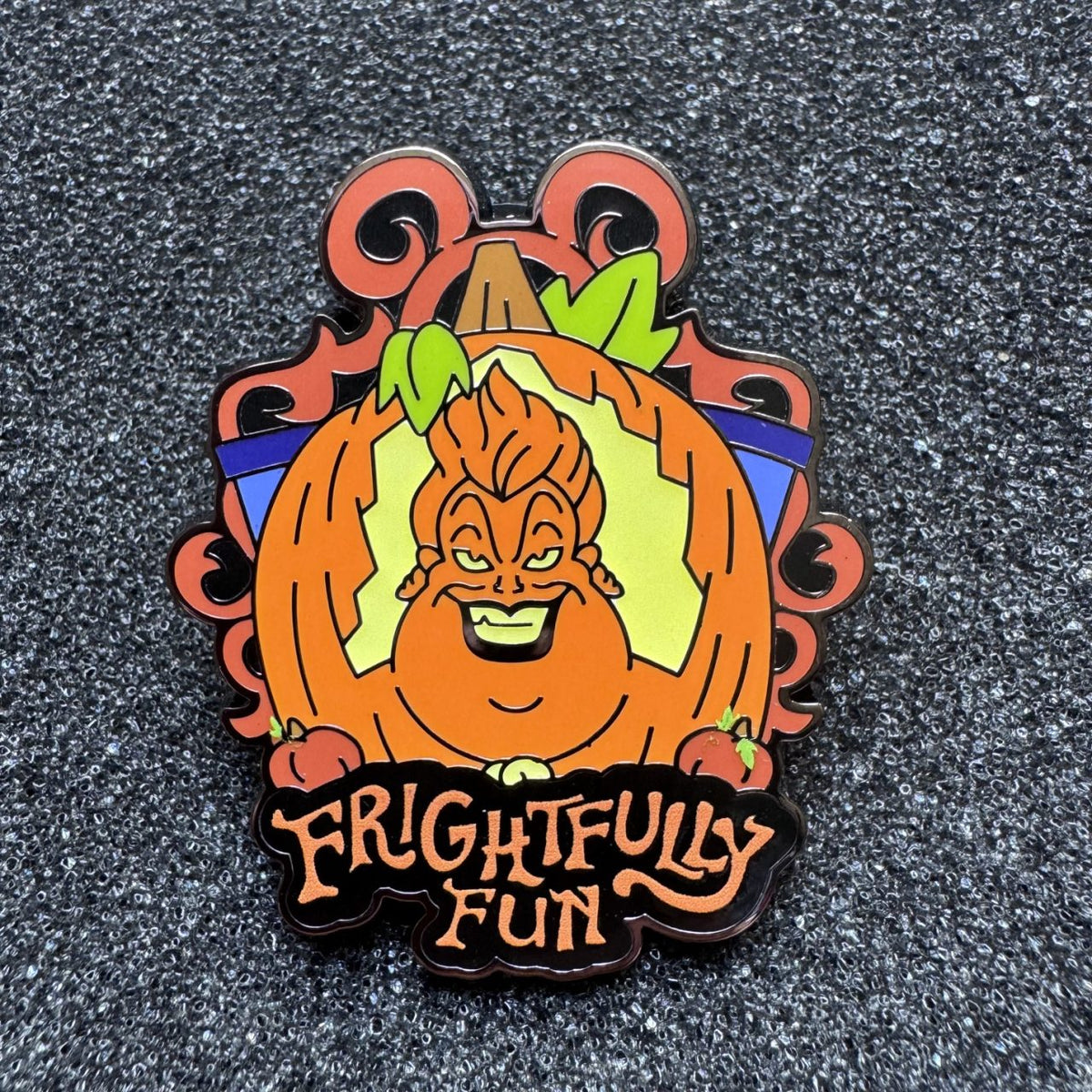 Ursula "Frightfully Fun" Pumpkin Pin