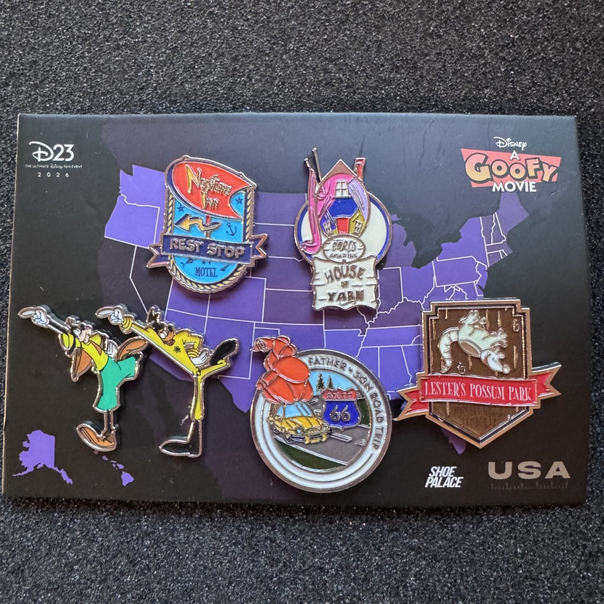 A Goofy Movie Shoe Palace D23 Pin