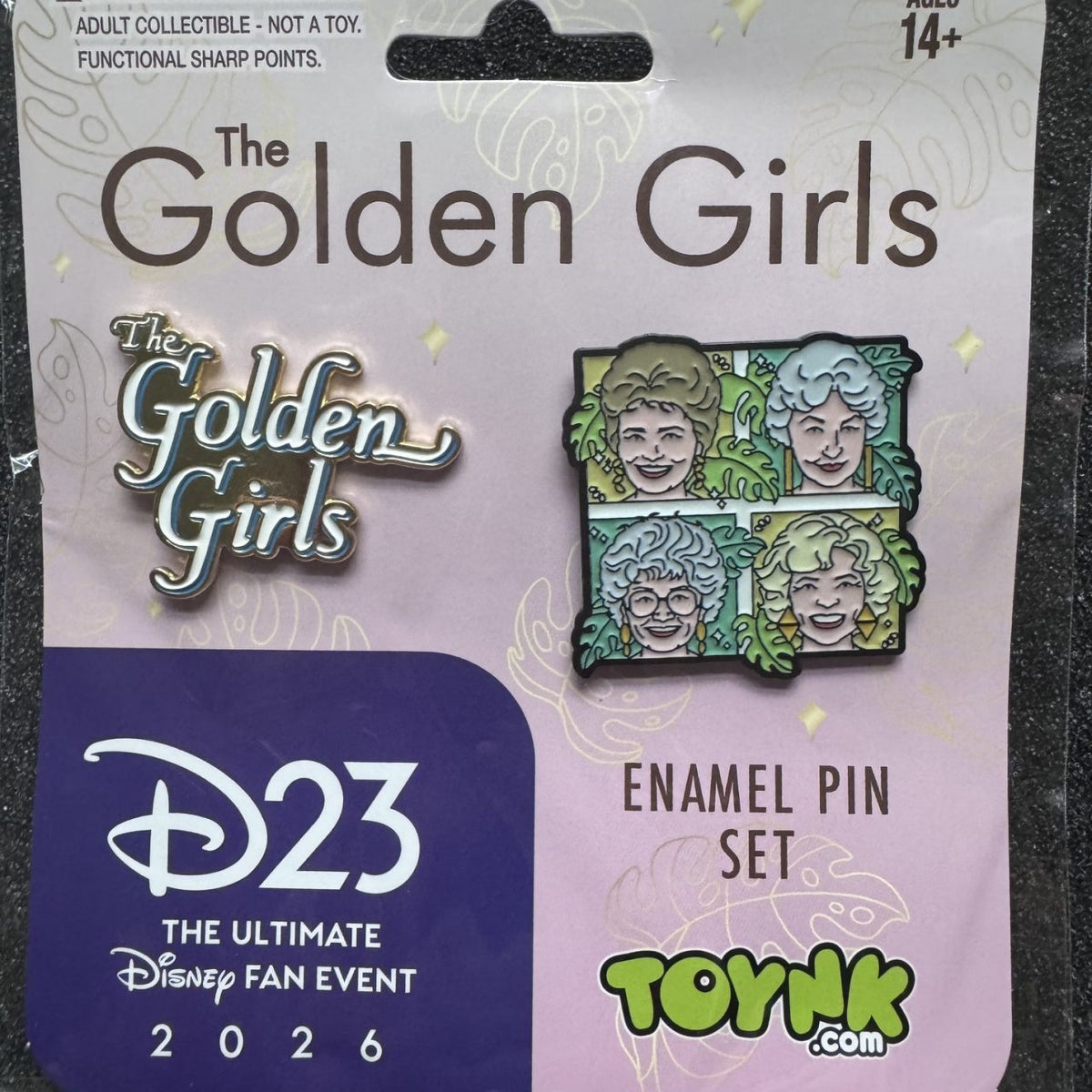 The Golden Girls TOYNK D23 Pin Set