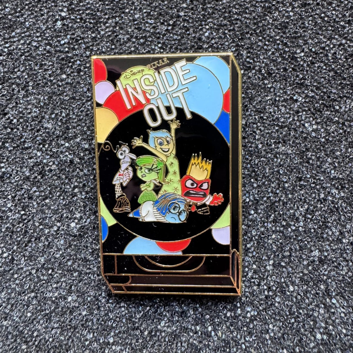 Inside Out Pixar VHS Cover Blind Box Pin