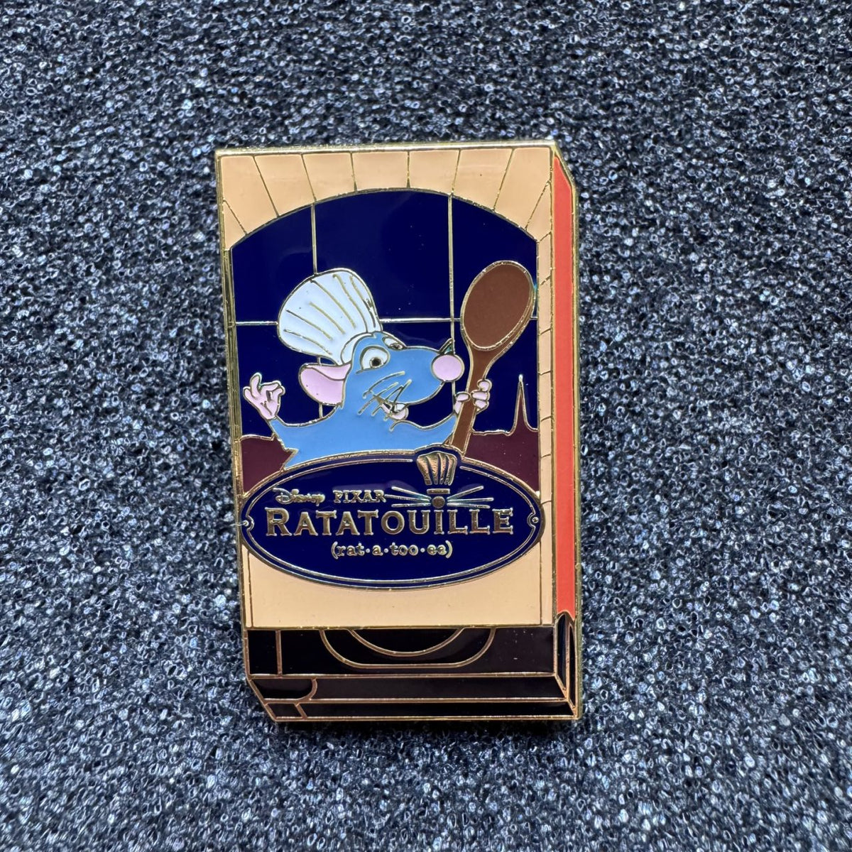 Ratatouille Pixar VHS Cover Blind Box Pin