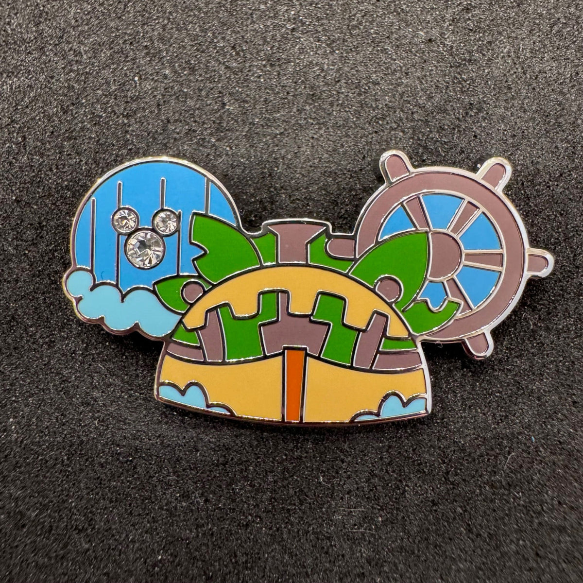 Jungle Cruise Super Chaser Ear Hats Wave B Hidden Disney Pin