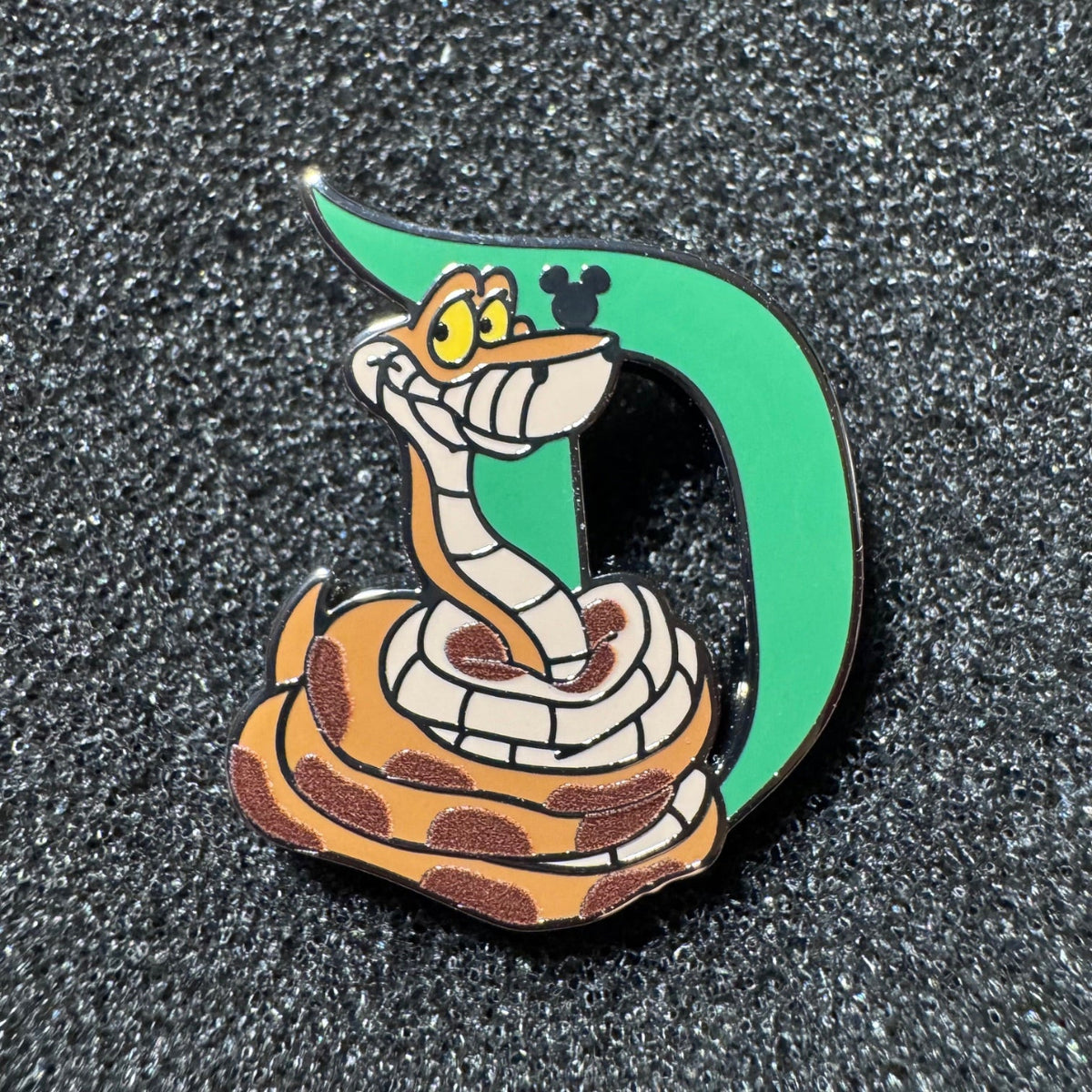 Kaa Disneyland Resort D Hidden Mickey Wave B Pin