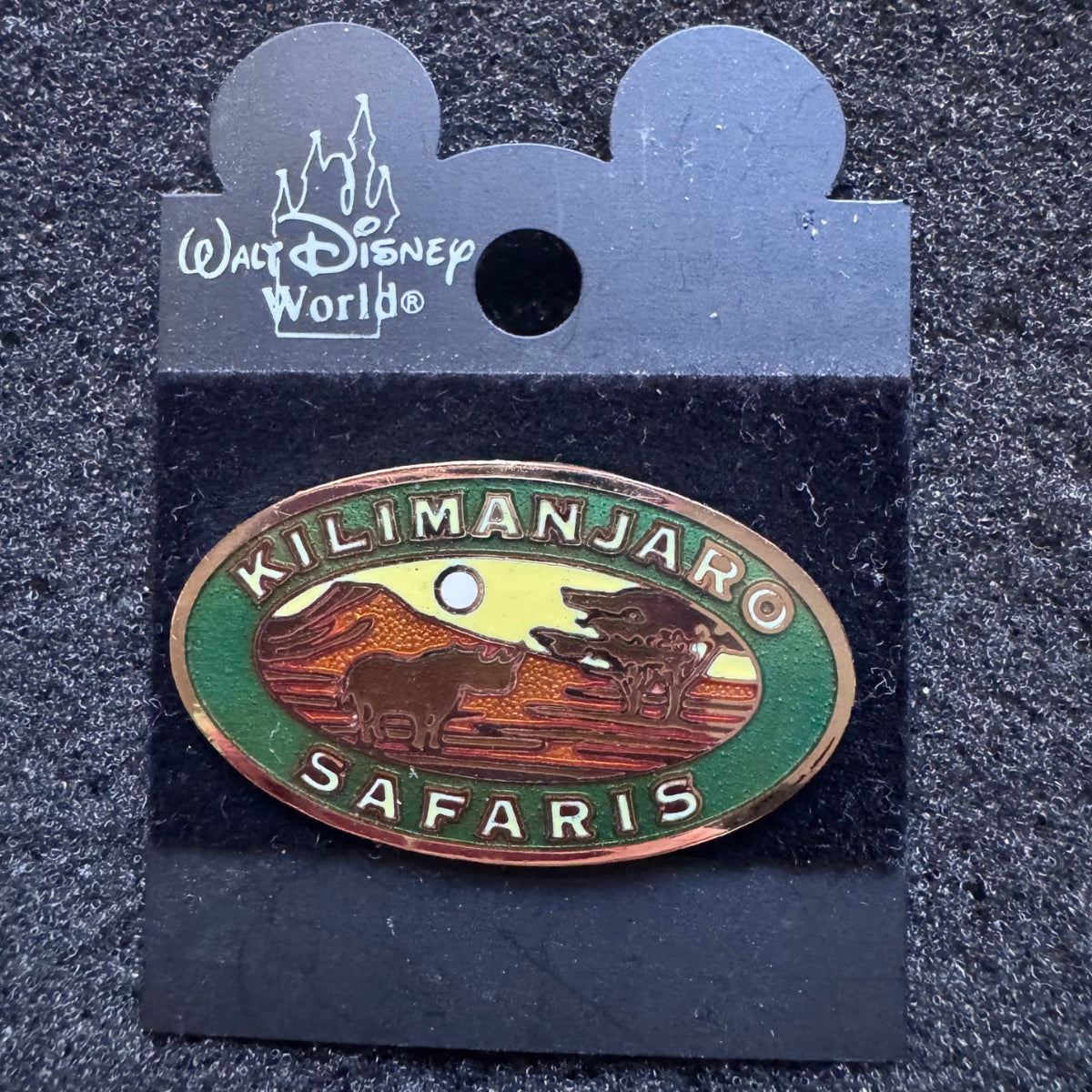 Kilimanjaro Safaris Logo Pin
