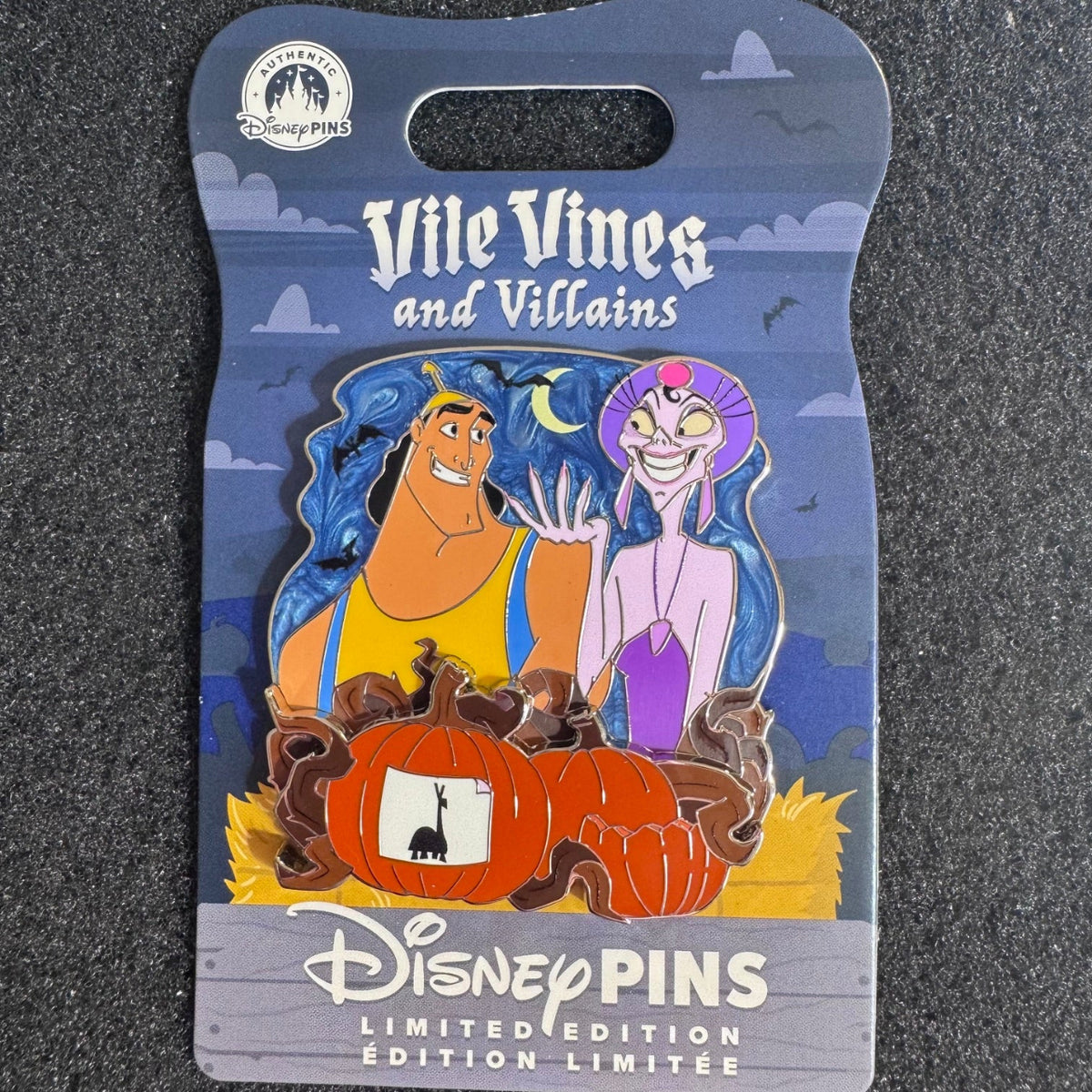 Kronk & Yzma Vile Vines and Villains Halloween Pin