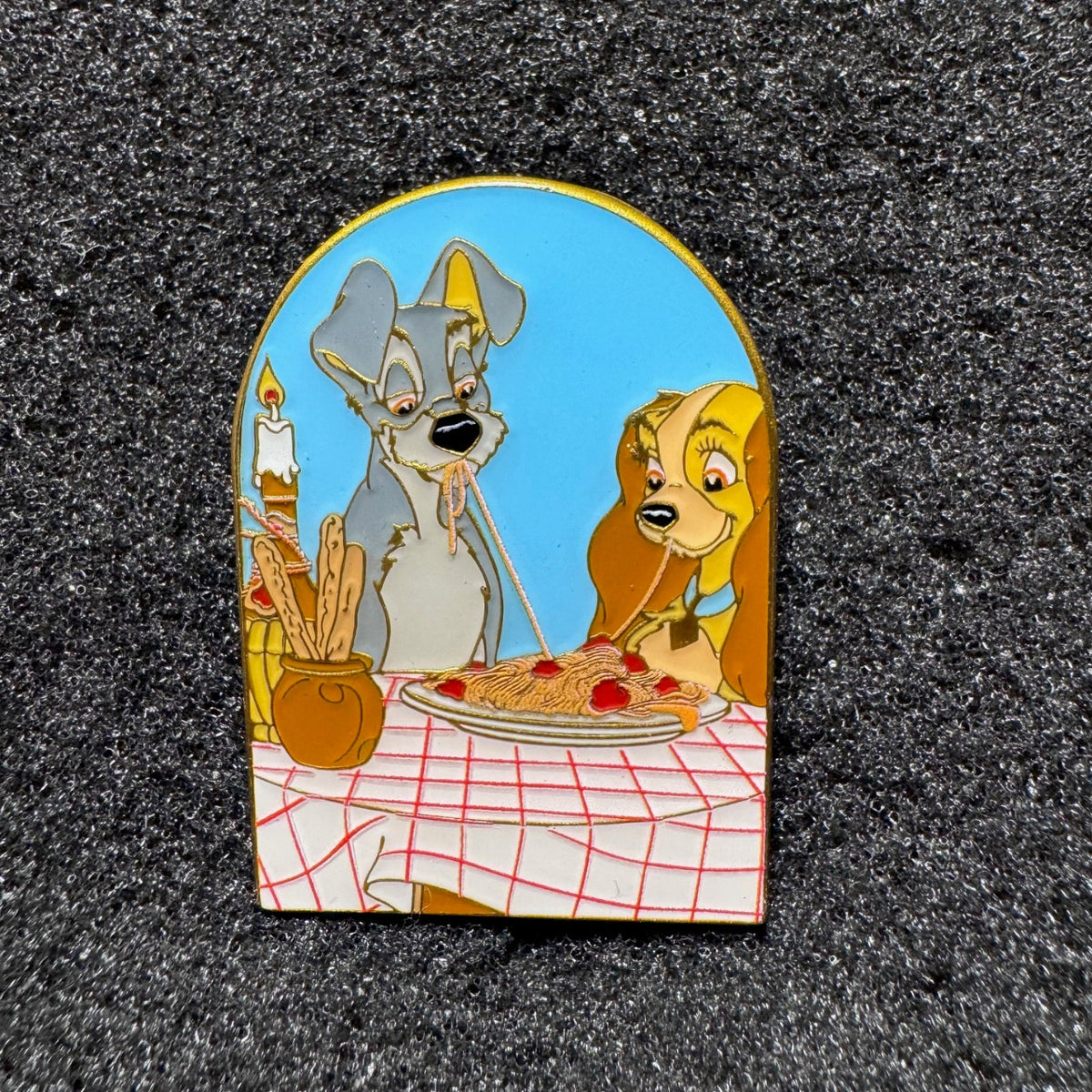 Lady and the Tramp Cats & Dogs Scenes Mystery Pin
