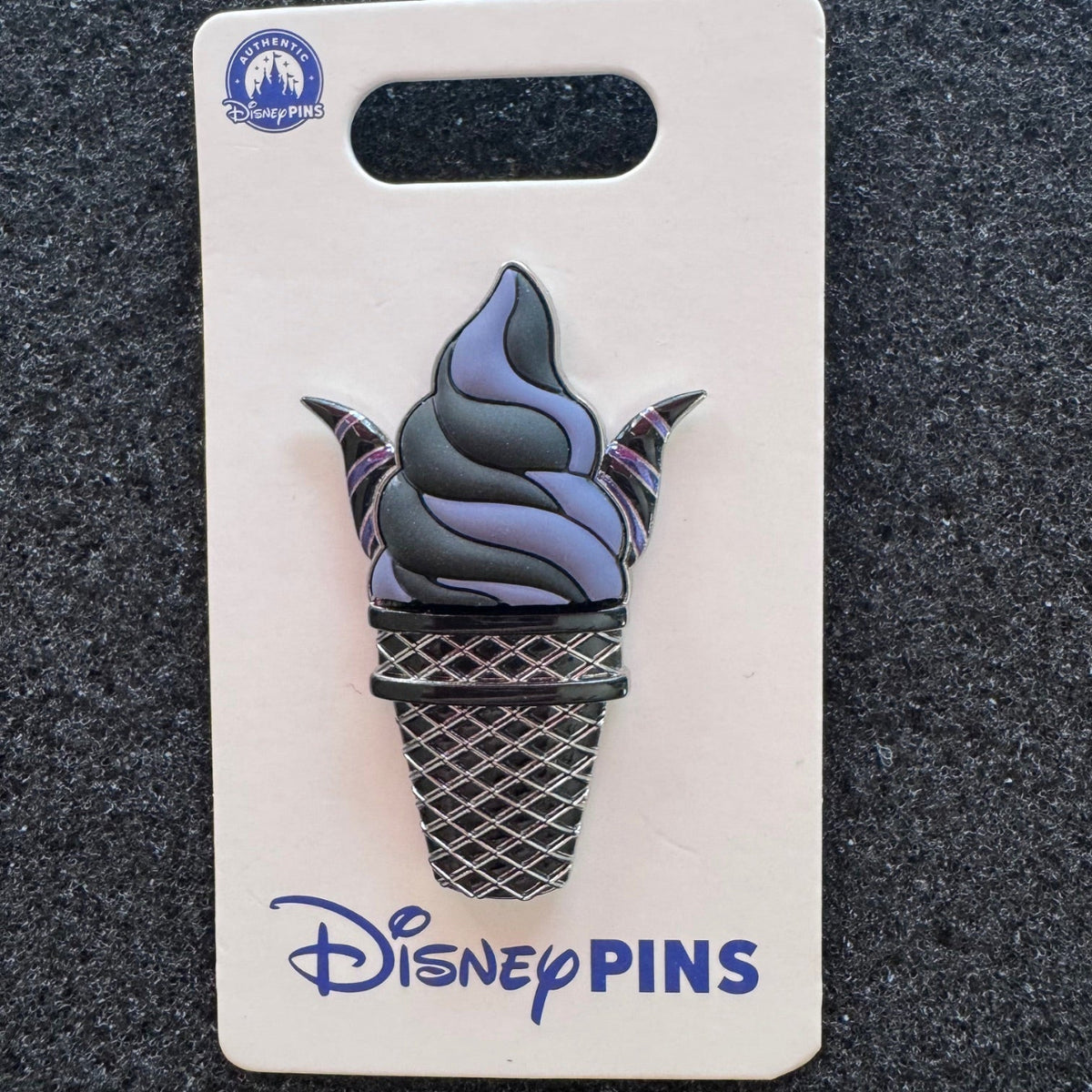 Maleficent Ice Cream Cone Pin
