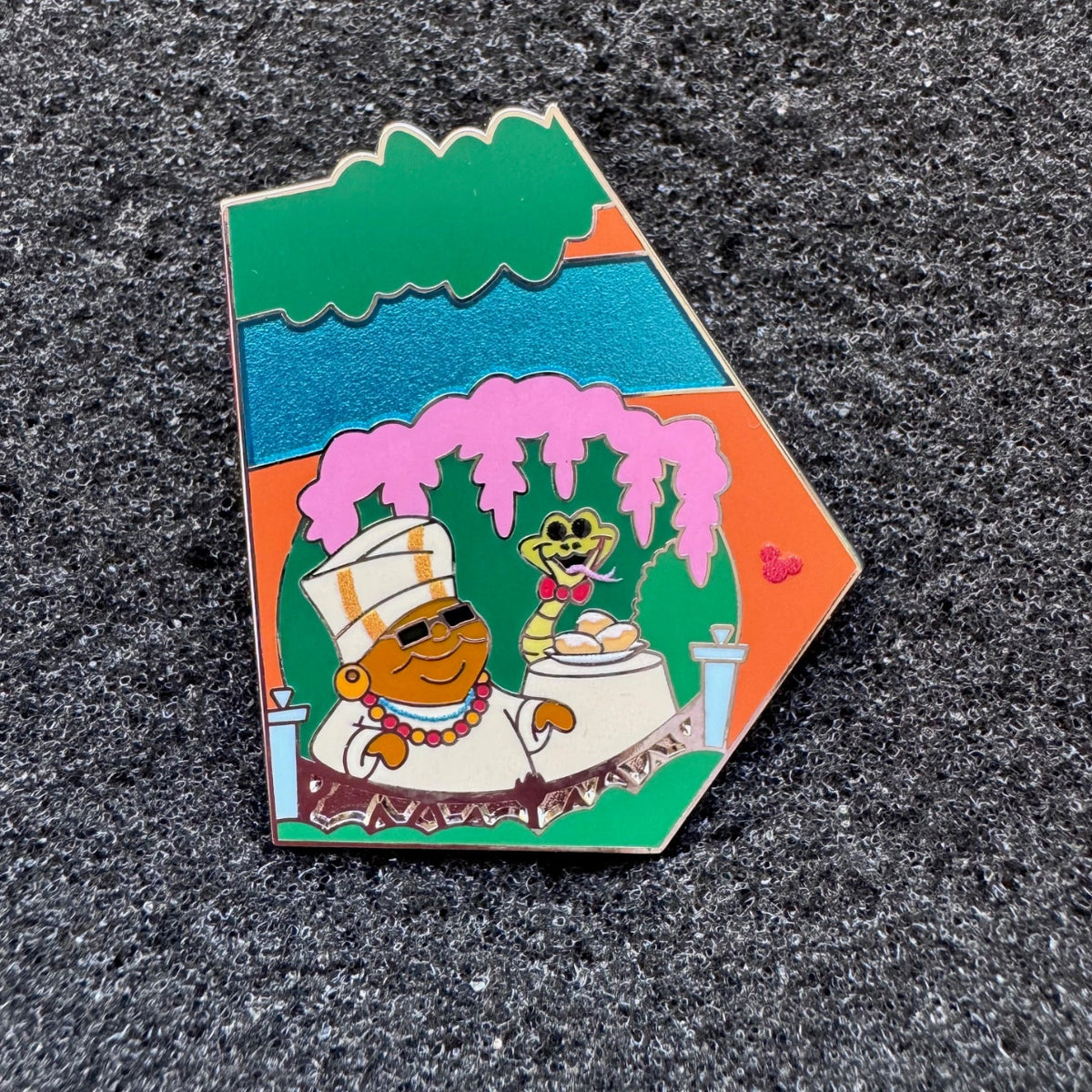 Mama Odie Tiana's Bayou Adventure Attraction Map Puzzle Mystery Pin