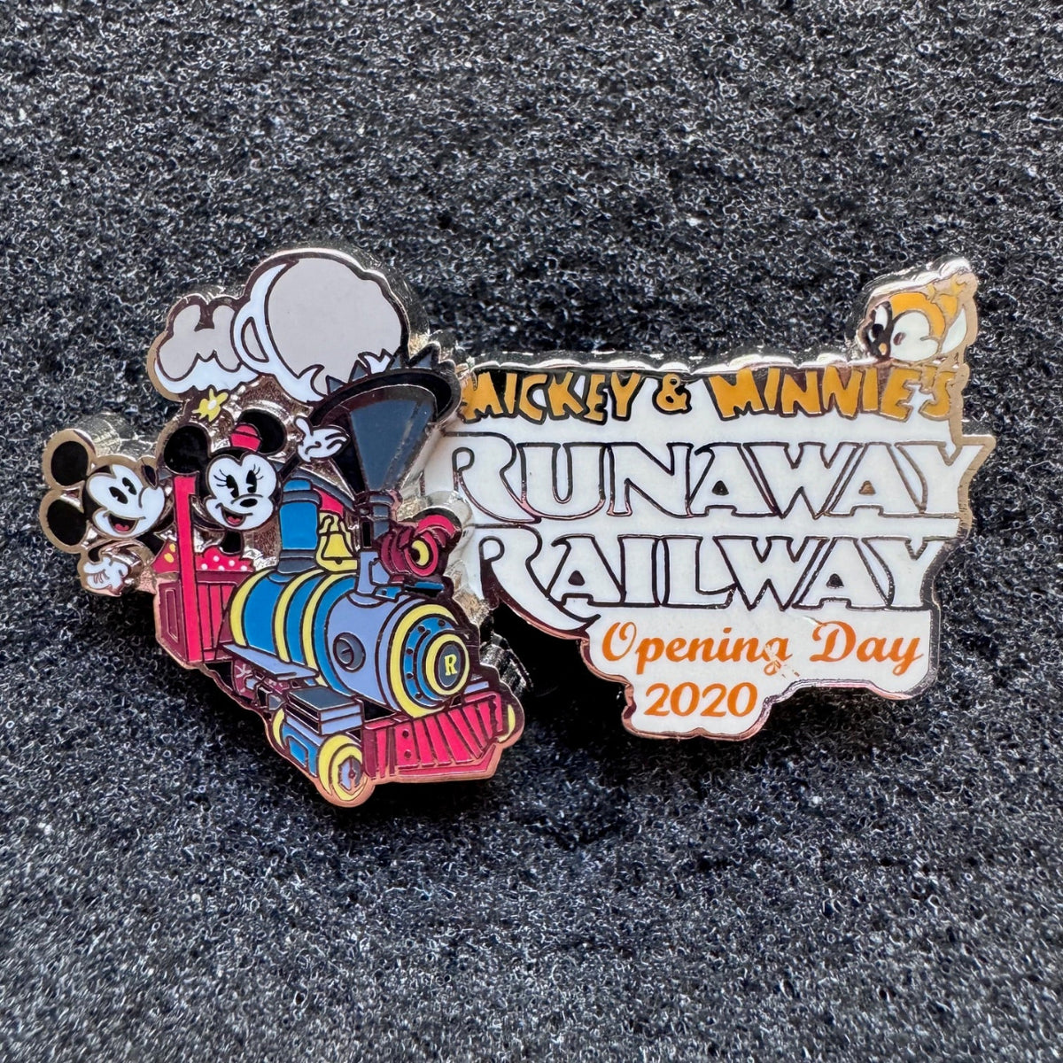 Mickey & Minnie's Runaway Railway Opening Day Pin