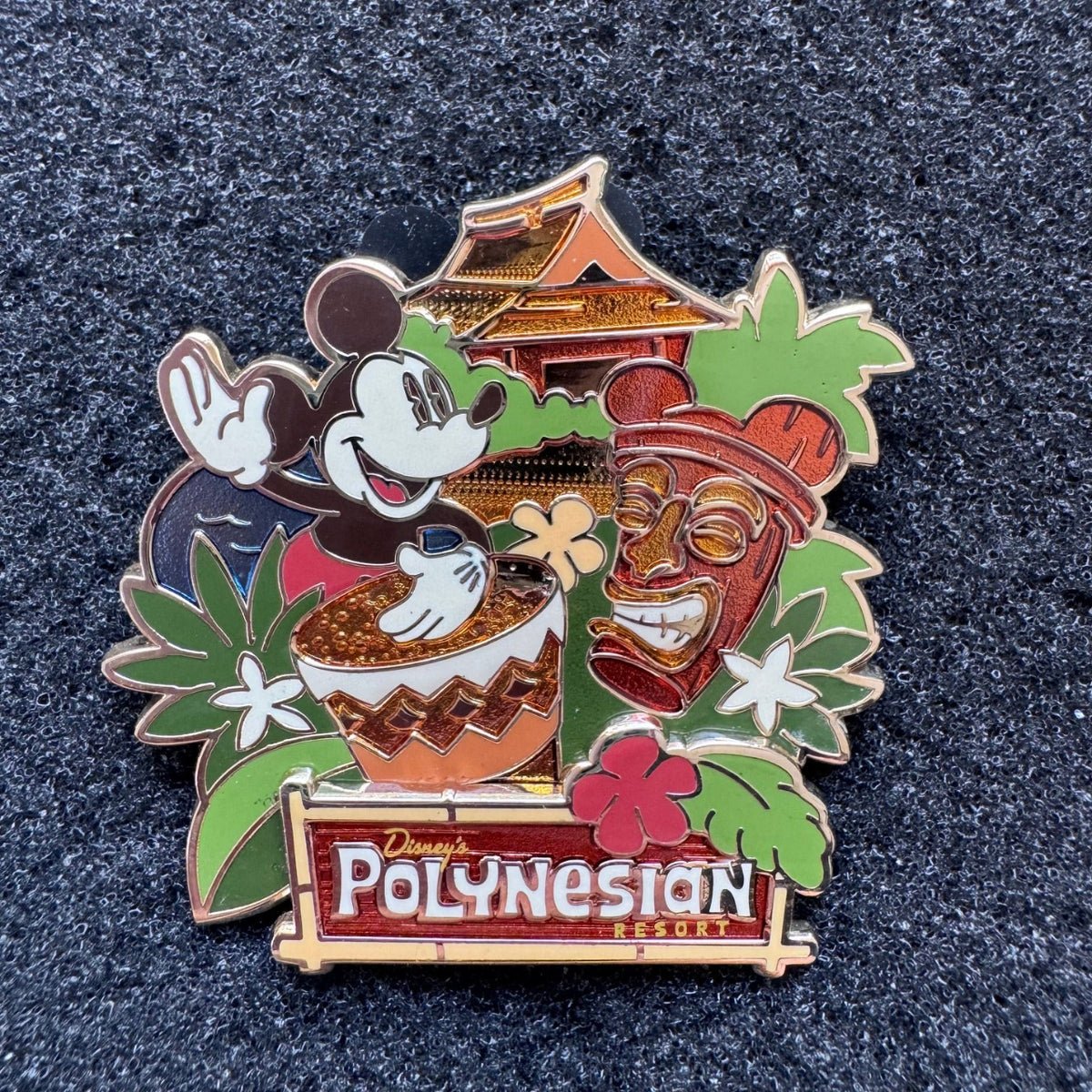 Mickey Mouse Polynesian Resort Pin