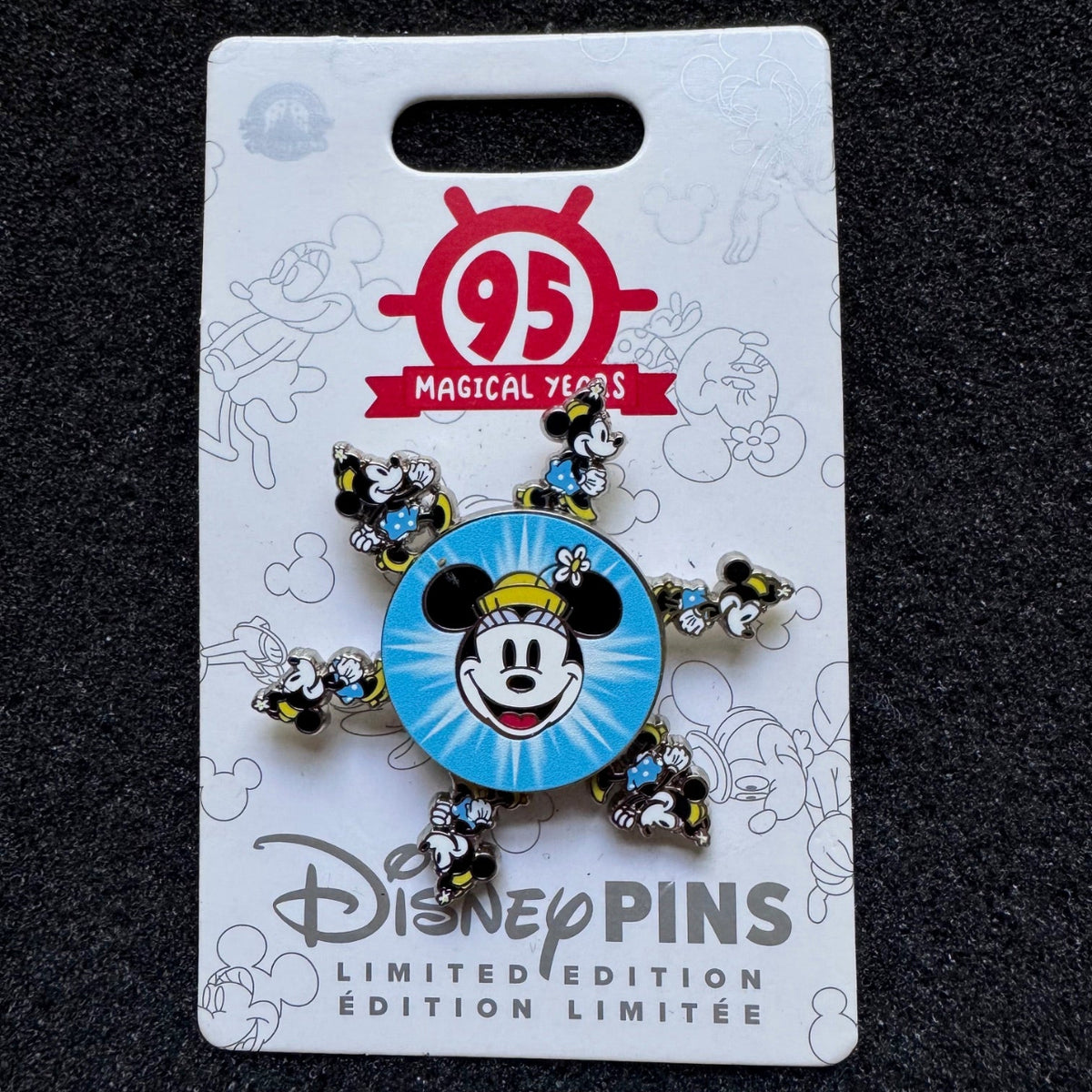 Minnie Mouse 95 Magical Years Spinner Pin