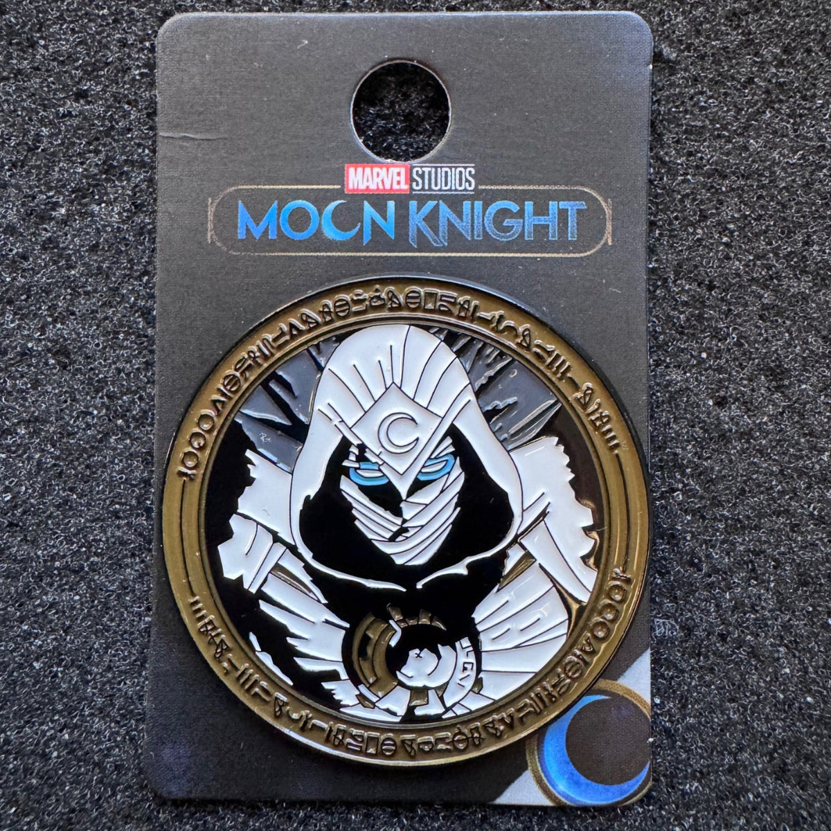 Moon Knight Circle Portrait Marvel Pin
