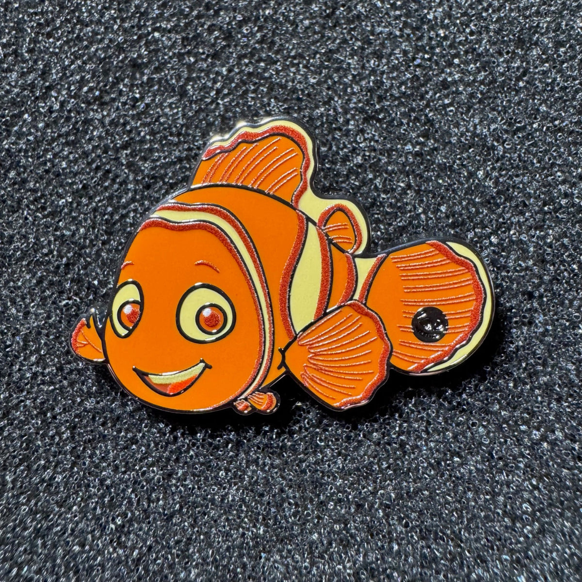 Nemo Orange Color Story Hidden Mickey Wave B Pin
