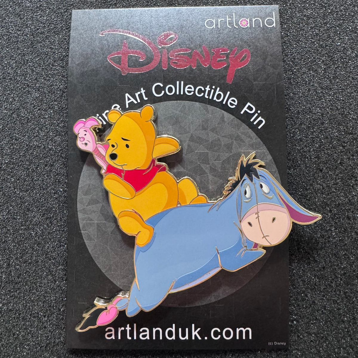 Piget, Pooh & Eeyore ArtLand Pin