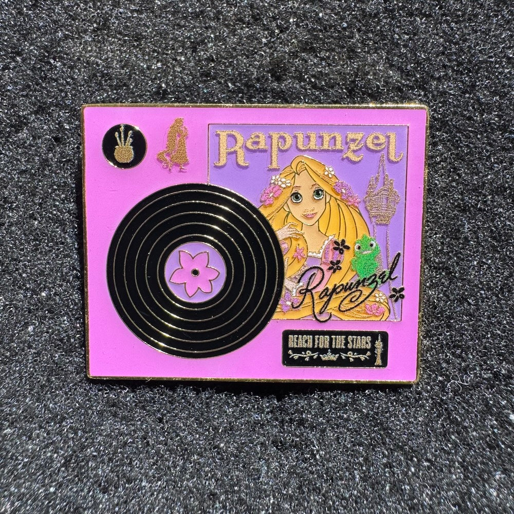 Rapunzel Disney Princess Record Players Mystery Pin