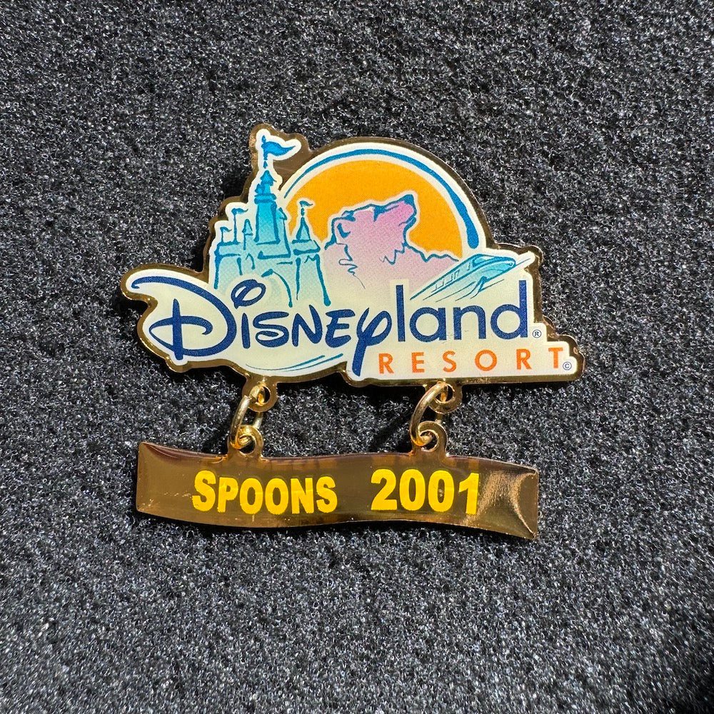 Spoons 2001 Disneyland Resort Pin