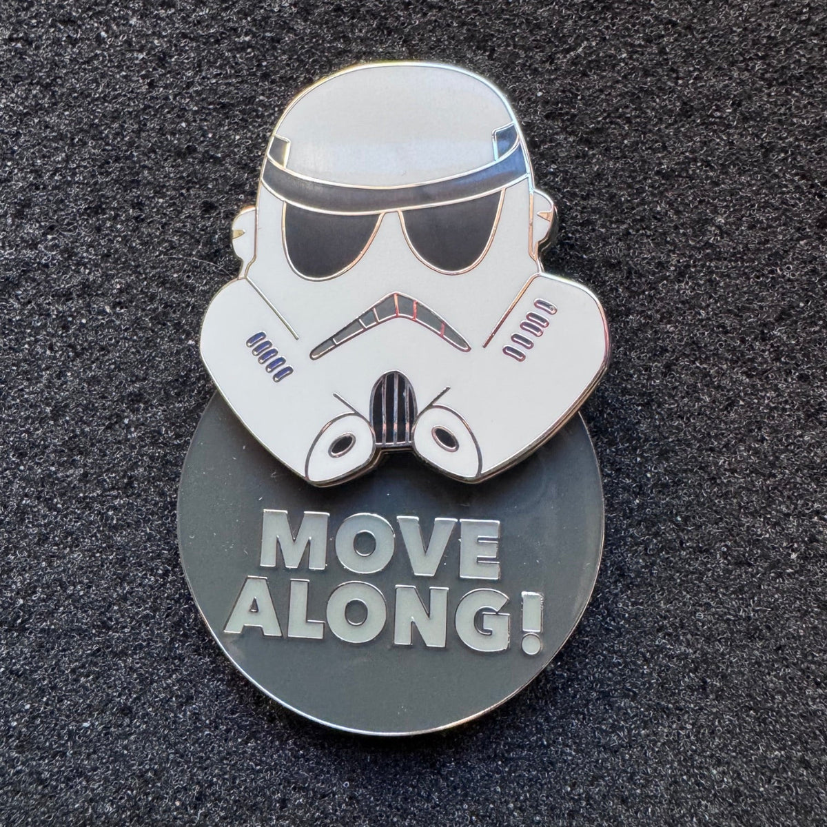 Stormtrooper "Move Along!" Star Wars Slider Pin