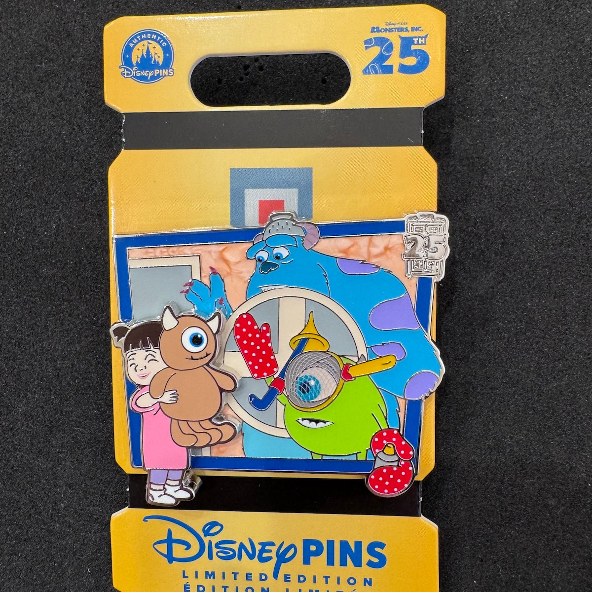Sulley & Friends Monsters, Inc. 25th Anniversary Pin