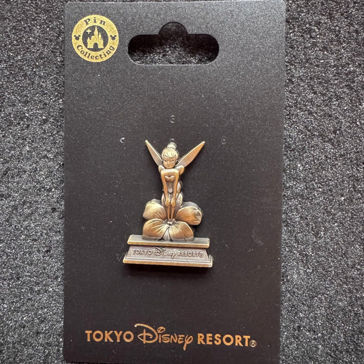 Tinker Bell Bronze Statue Pin