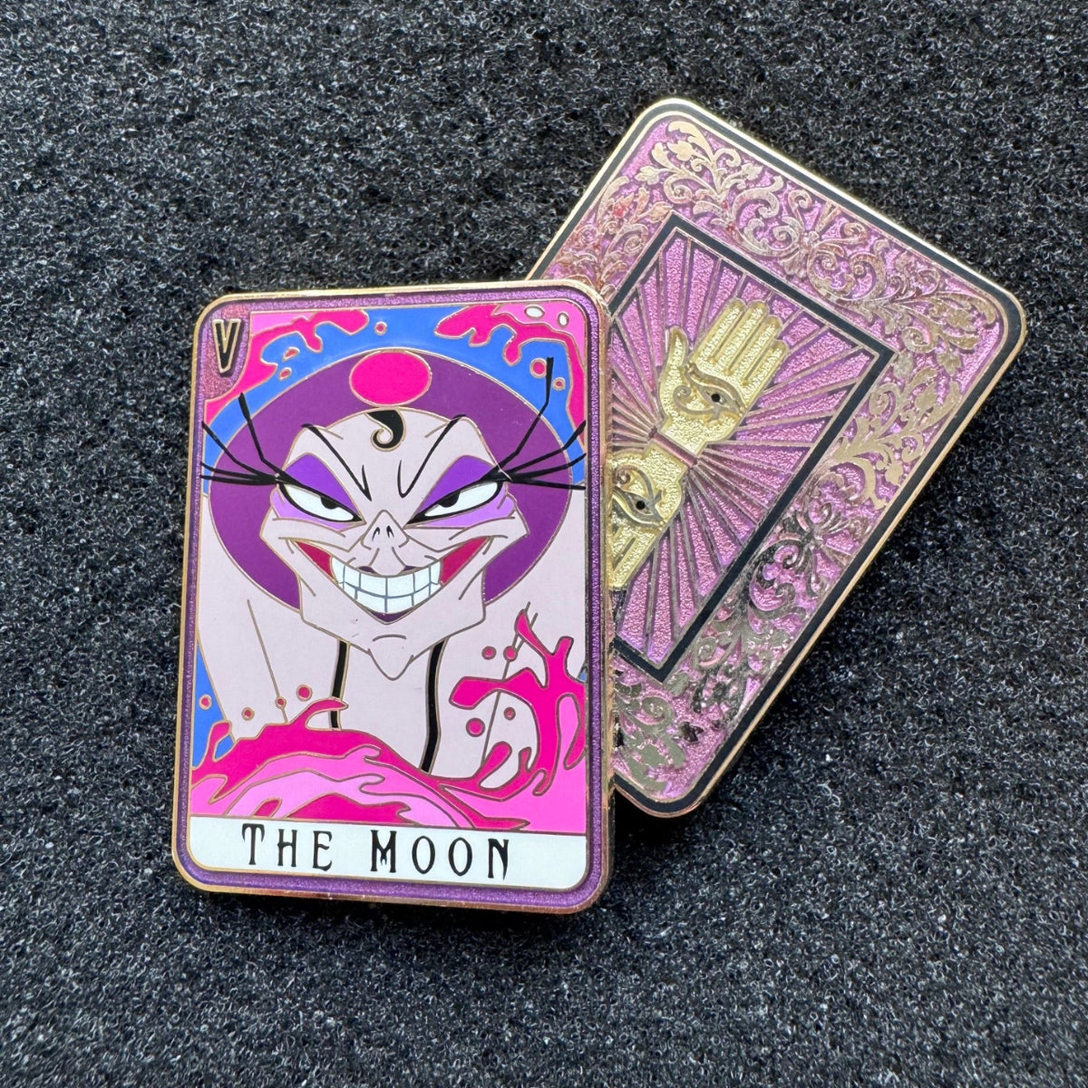 Yzma "The Moon" Villain Tarot Cards DSSH Pin