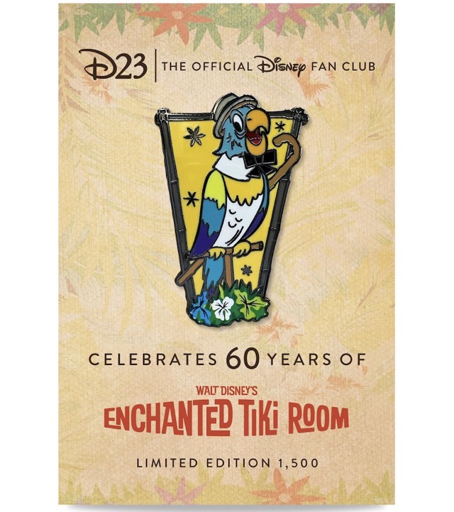 Walt Disneys Enchanted Tiki Room 60th Anniversary D23 Gold Member