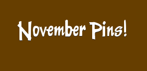 Disney November Pins