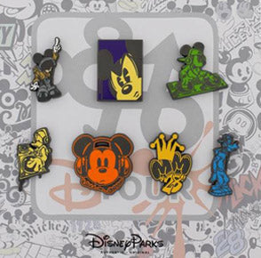 Hipster Mickey Pin Set