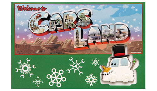 Seasons Speedings Snowy Greeting Card and Pin set