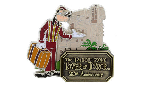 Tower of Terror 20th Anniversary Pin