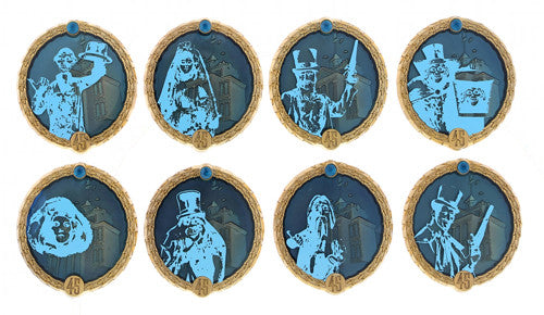 Disneyland Haunted Mansion 45th mystery pin set