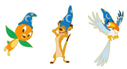 D23 Destination D Attraction Rewind Pins