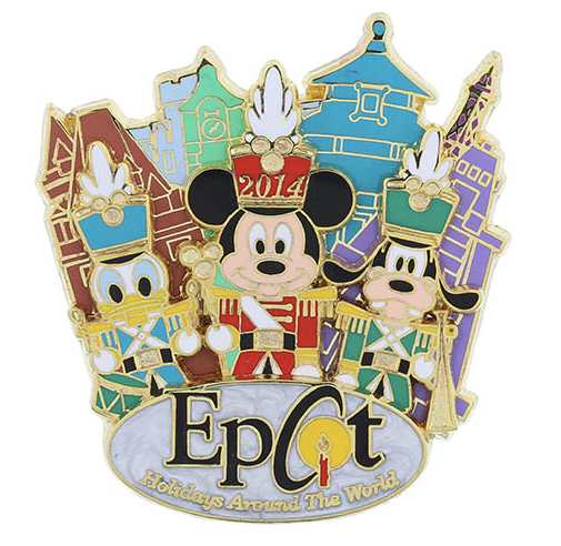 Epcot Holidays Around the World 2014 Pin