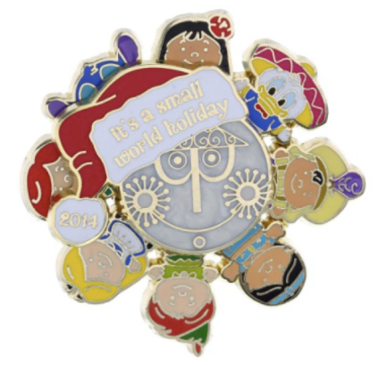 It's a small world 2014 holiday pin