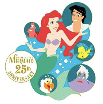 The Little Mermaid 25th Anniversary Pin