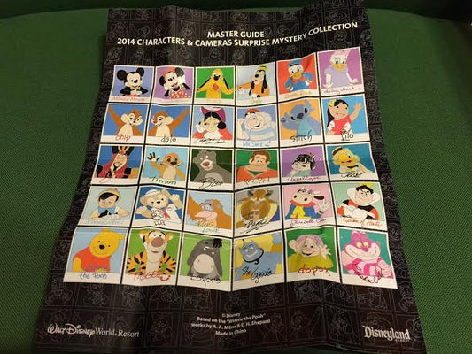 Characters & Cameras Master Guide Pin Sheet