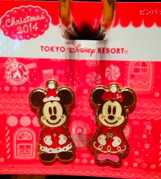 Tokyo Disney Resort Christmas 2014 Pins